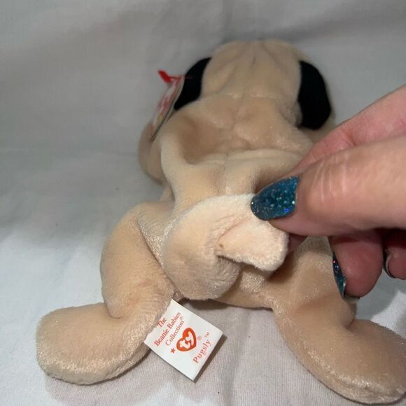 TY Original Beanie Baby “Pugsly” 1996 - Picture 6 of 13